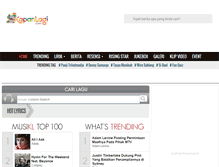 Tablet Screenshot of musik.kapanlagi.com